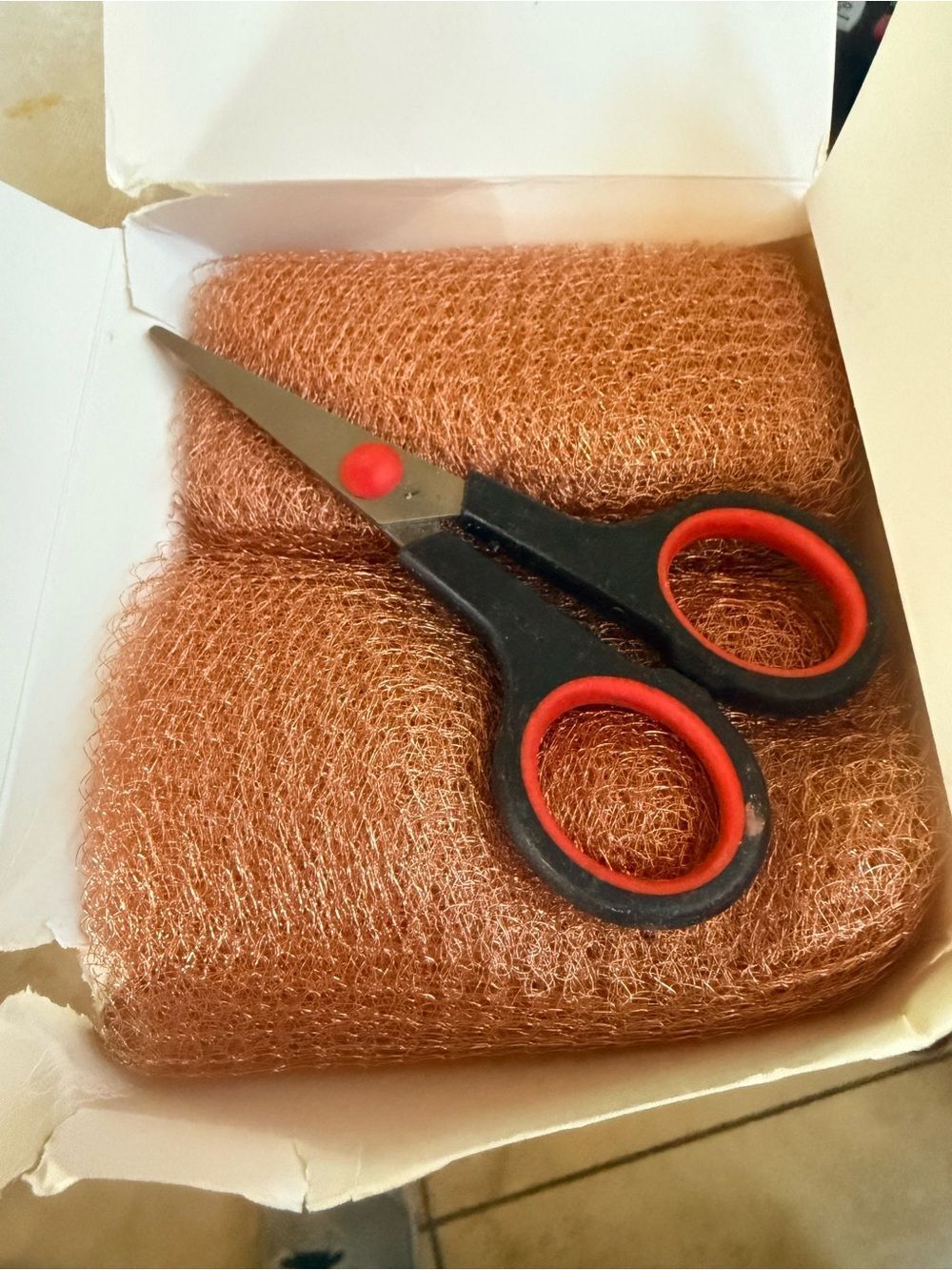 Wmmifck Copper Mesh Rodent Control - 100% Copper
2- 4in rolls - 32’ total